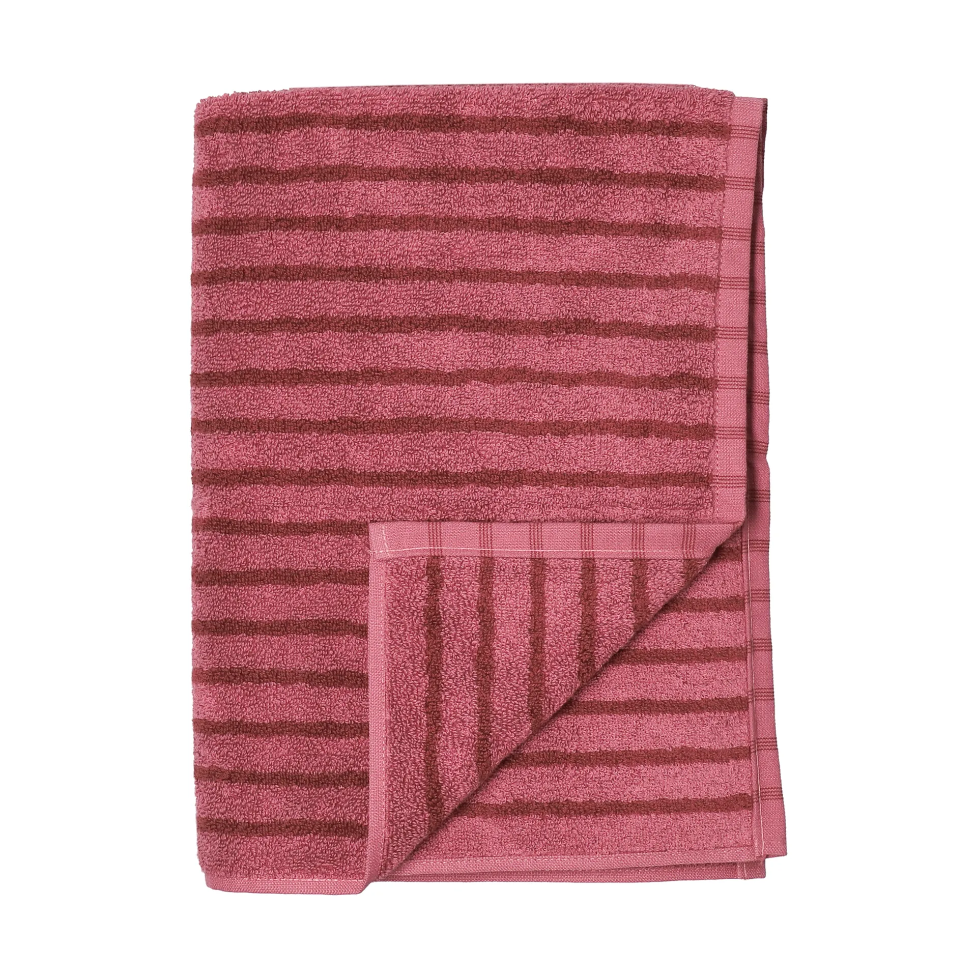 Drift toalha de banho 100x150 cm, Rosa-vermelho Scandi Living