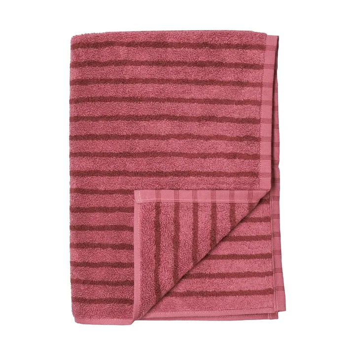 Drift toalha de banho 100x150 cm - Rosa-vermelho - Scandi Living