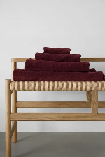 Drift toalha de banho 100x150 cm - Vermelho - Scandi Living
