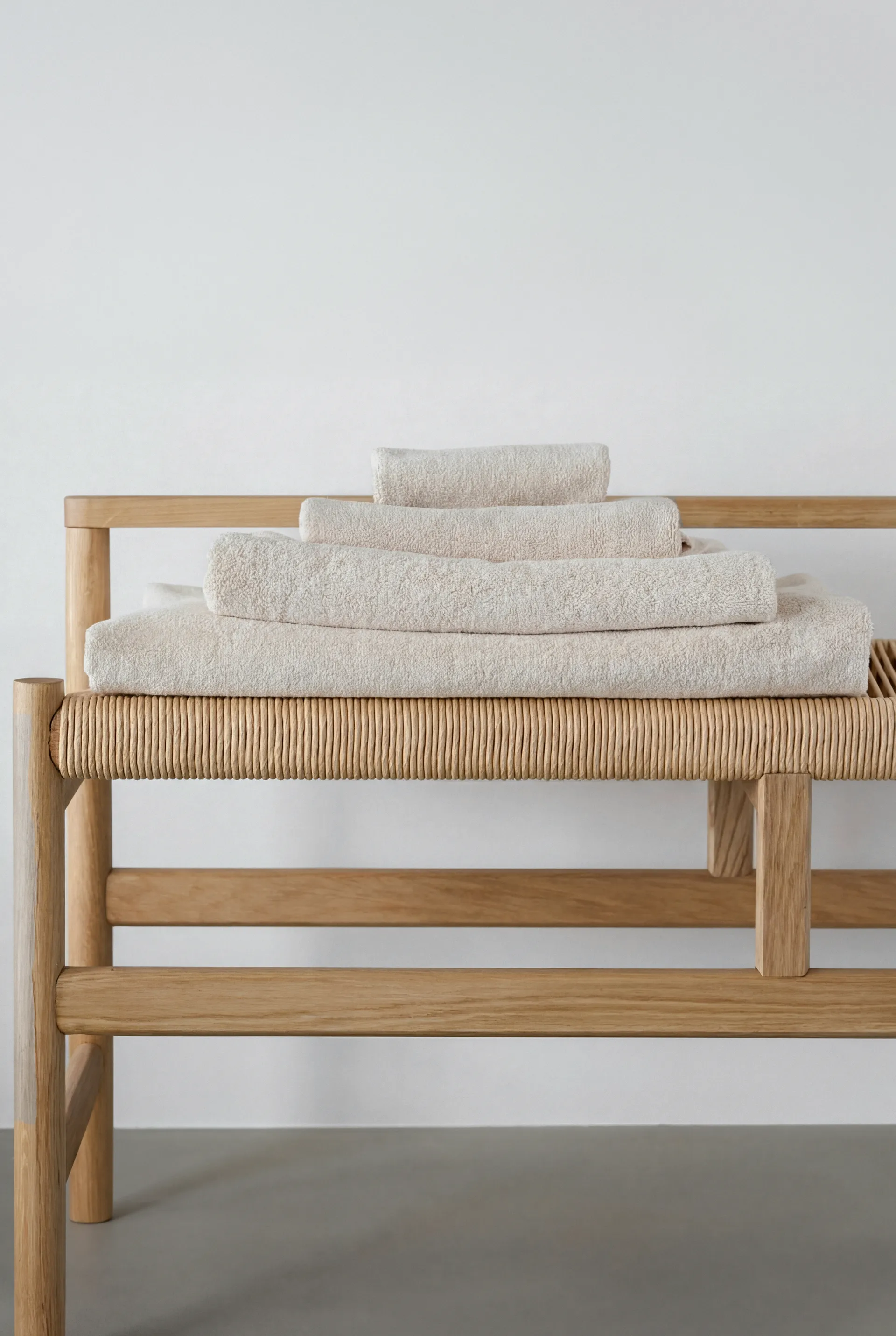 Drift toalhas de banho 100x150 cm 2-pack - Branco Scandi Living