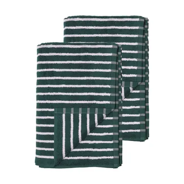 Drift toalhas de banho 100x150 cm 2-pack - Verde-roxo - Scandi Living