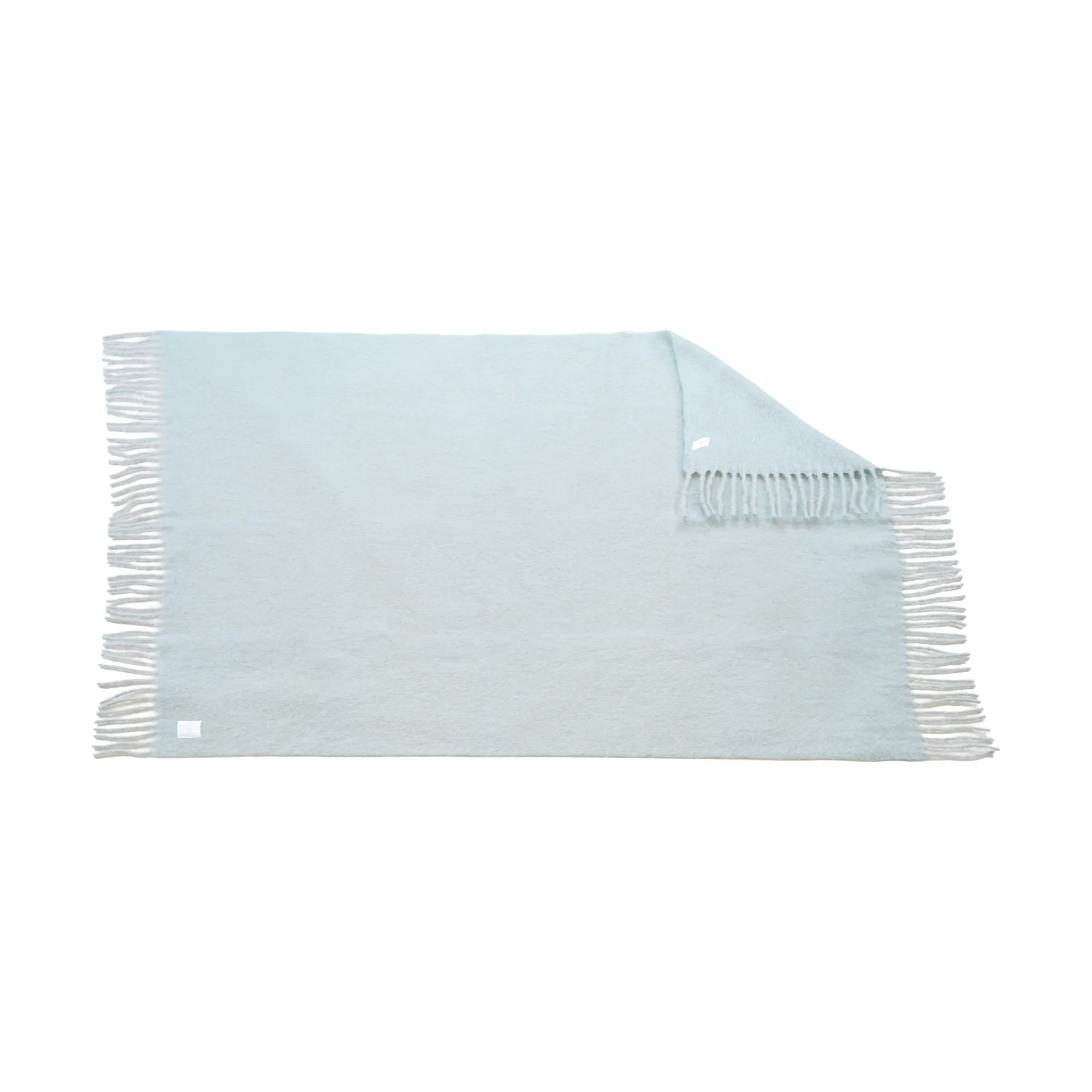 Dune mohair manta 130x170 cm, Azul gelo Scandi Living