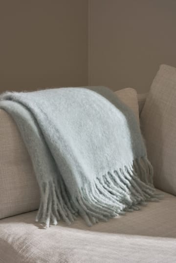 Dune mohair manta 130x170 cm - Azul gelo - Scandi Living
