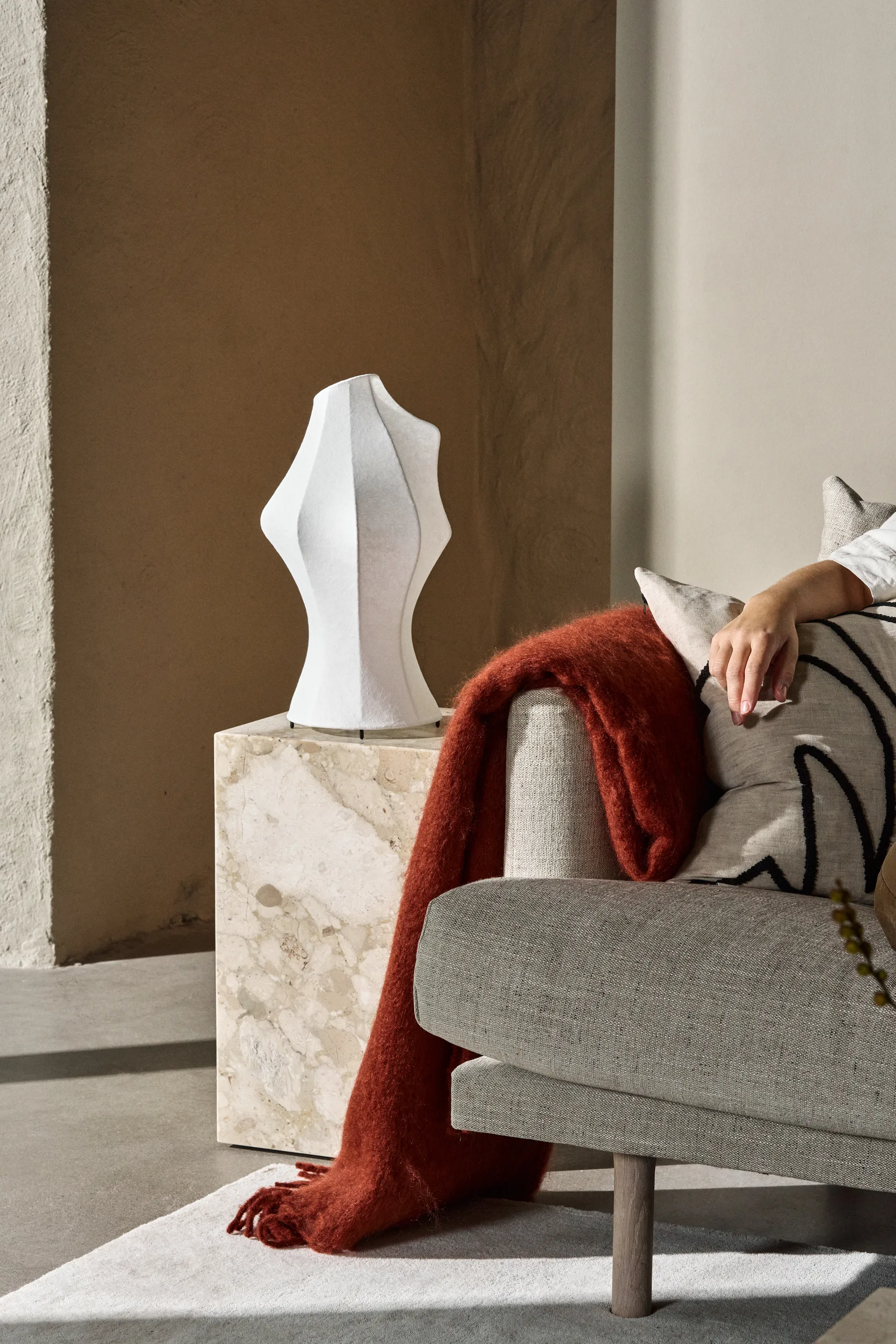 Dune mohair manta 130x170 cm, Siena Scandi Living