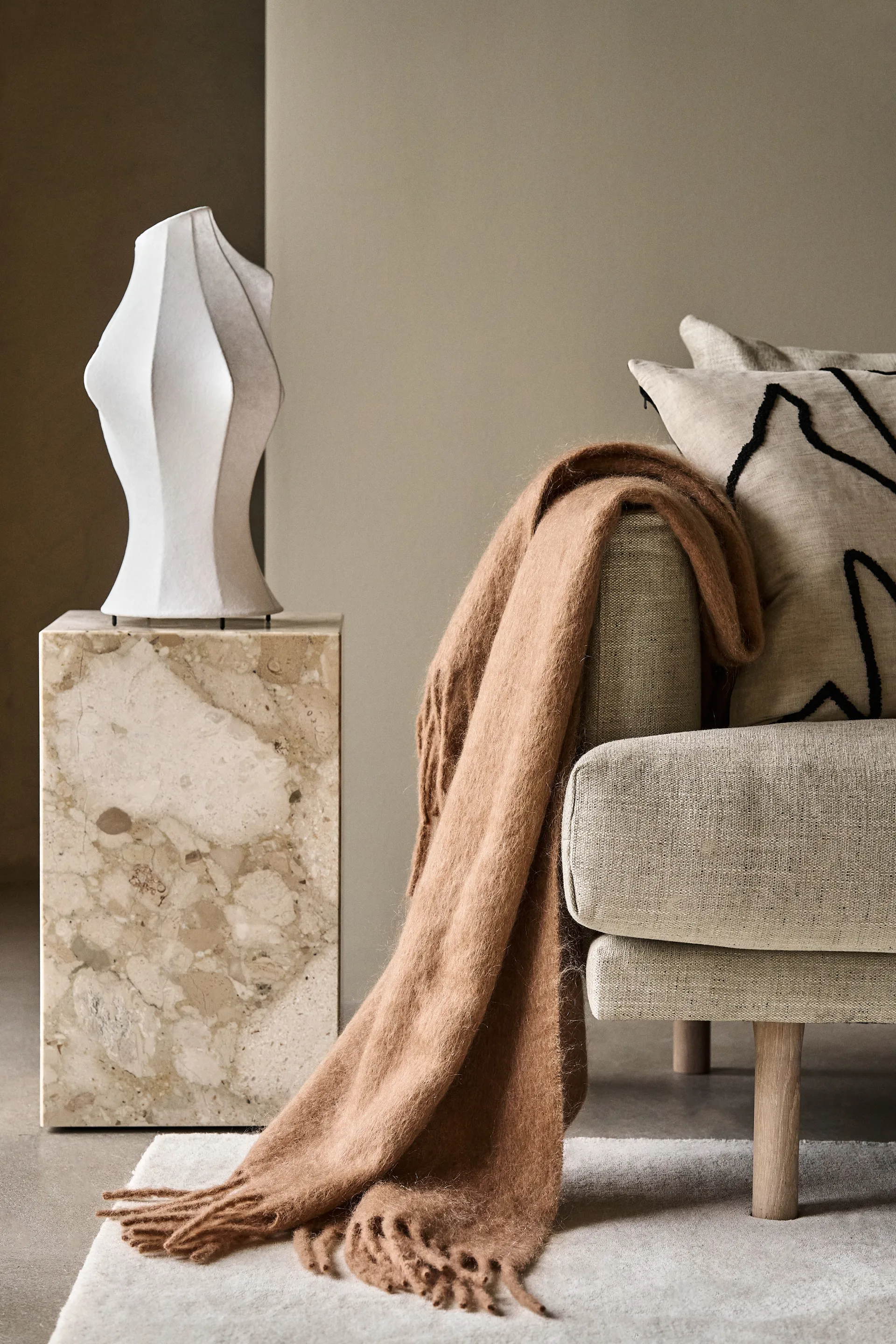 Dune mohair manta 130x170 cm, Trigo Scandi Living