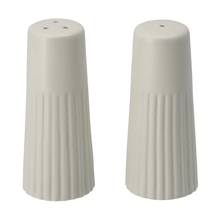 Edge saleiro e pimenteiro 2 peças - Branco, Ø3,8x8,7 cm - Scandi Living
