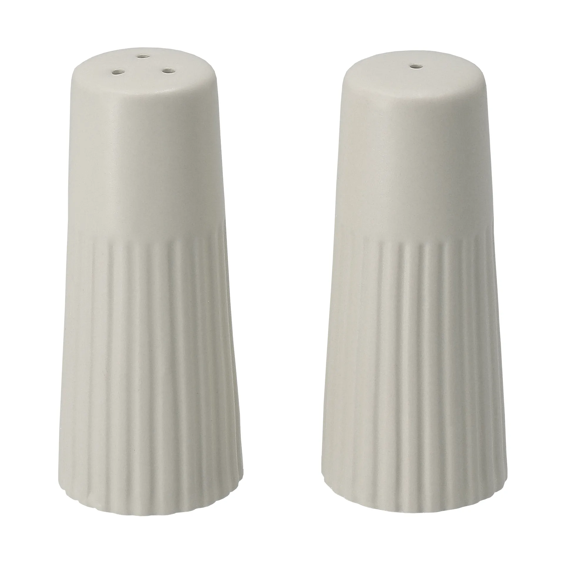 Edge saleiro e pimenteiro 2 peças, Branco, Ø3,8x8,7 cm Scandi Living Edge saleiro e pimenteiro 2 peças, Branco, Ø3,8x8,7 cm Scandi Living