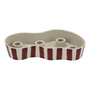 Ember candelabro do advento - Vermelho-branco, 15x27,3 cm - Scandi Living