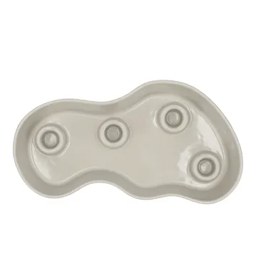 Ember candelabro do advento - Vermelho-branco, 15x27,3 cm - Scandi Living