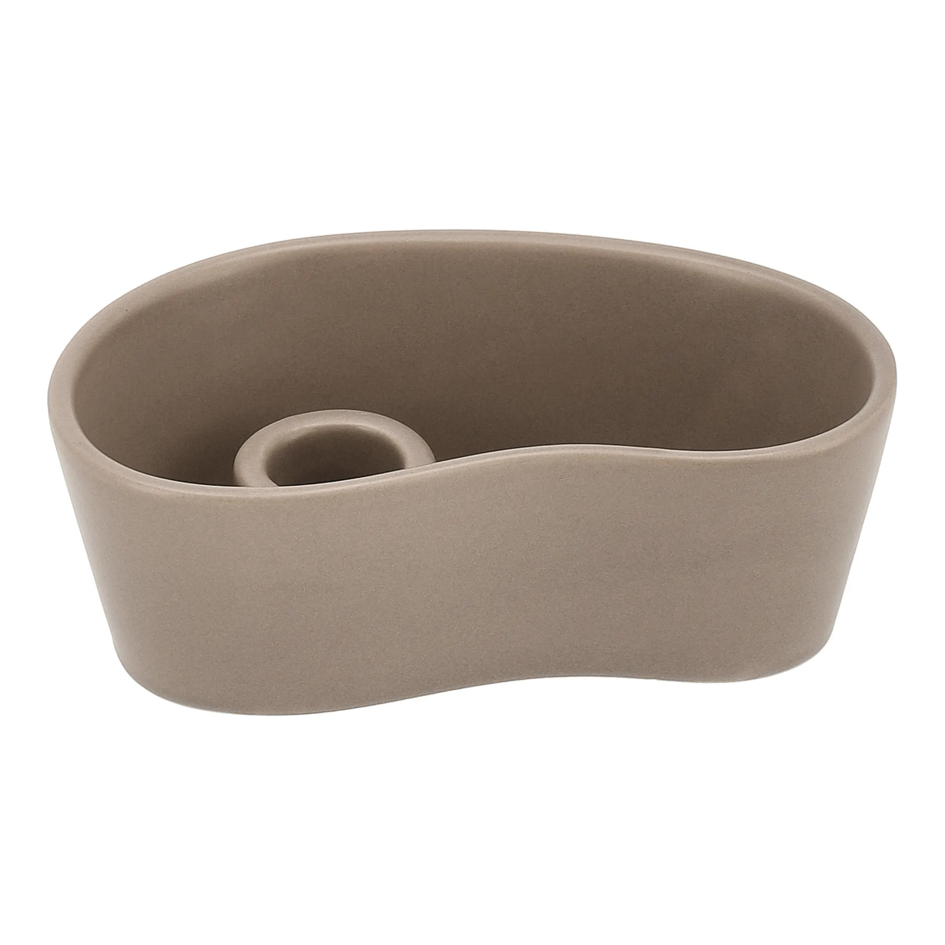 Ember castiçal, Taupe, 8x14 cm Scandi Living
