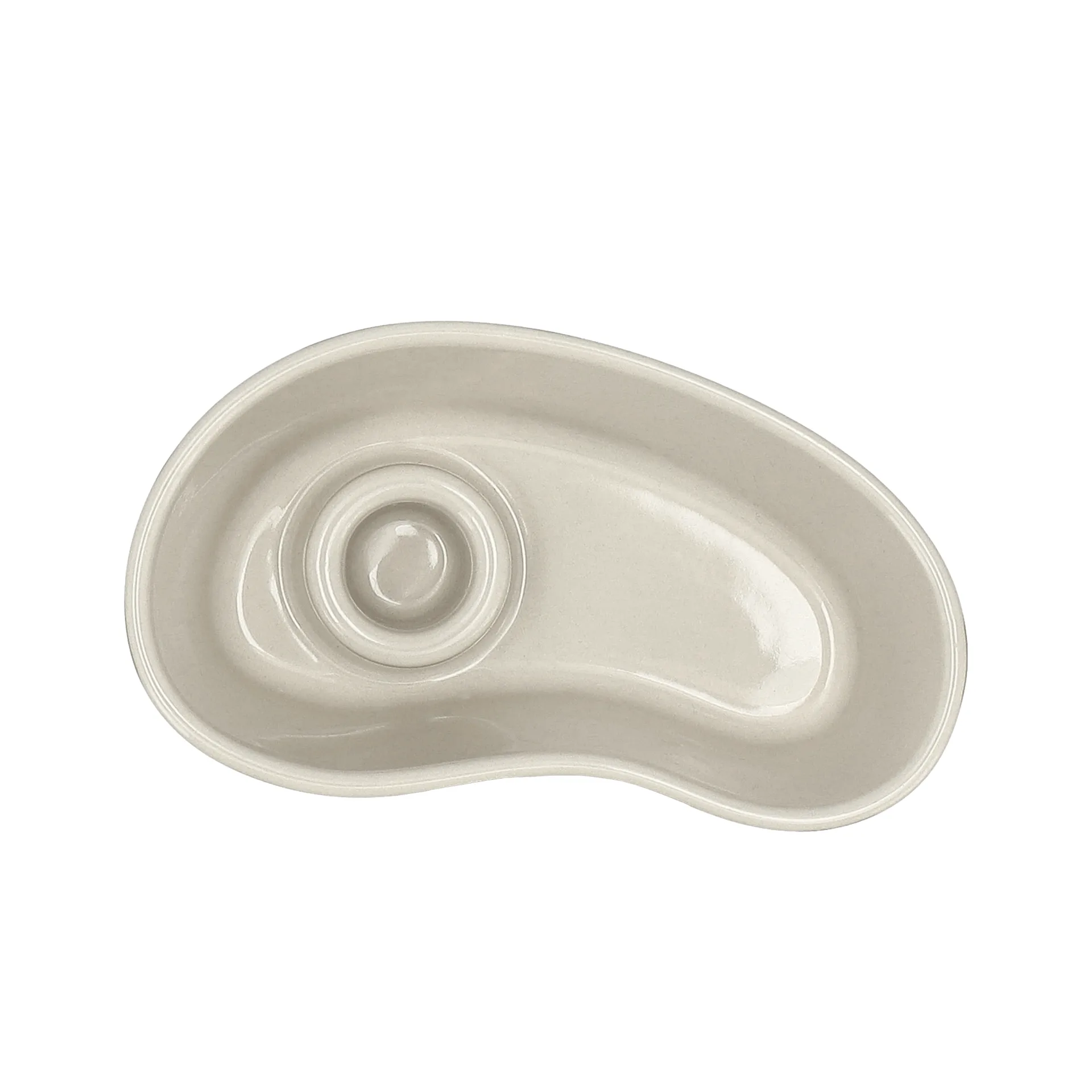 Ember castiçal, Vermelho-branco, 8x14 cm Scandi Living