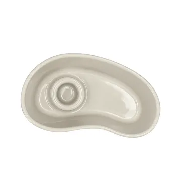 Ember castiçal - Vermelho-branco, 8x14 cm - Scandi Living