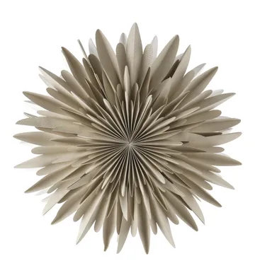Estrela de Natal bege com pontos Luna - 60 cm - Scandi Living