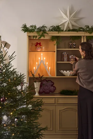 Estrela de Natal branca Bare - 45 cm - Scandi Living