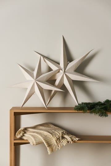 Estrela de Natal branca Bare - 60 cm - Scandi Living