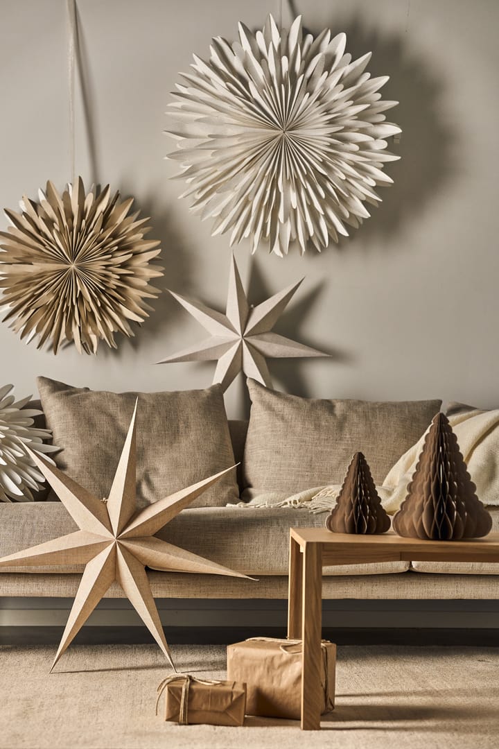 Estrela de Natal branca Bare - 60 cm - Scandi Living