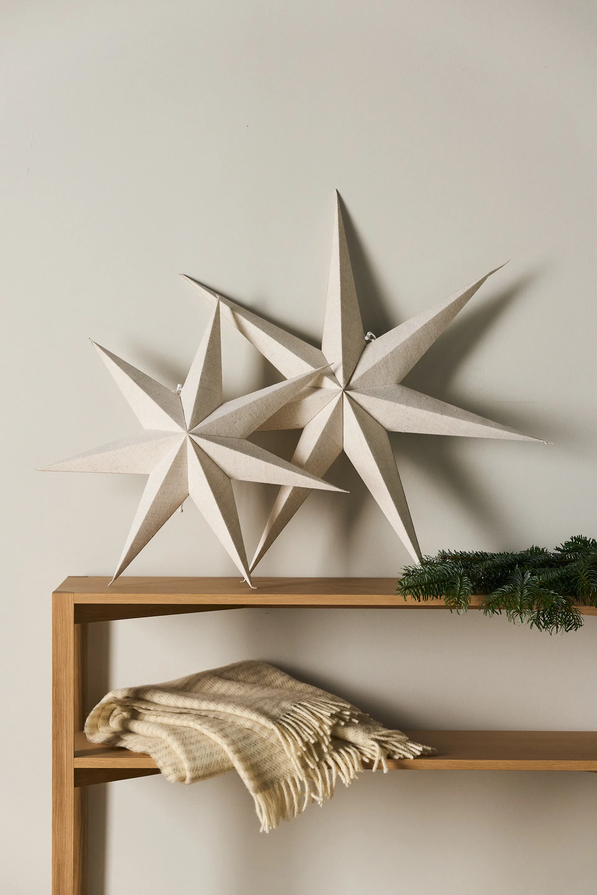 Estrela de Natal branca Bare, 80 cm Scandi Living