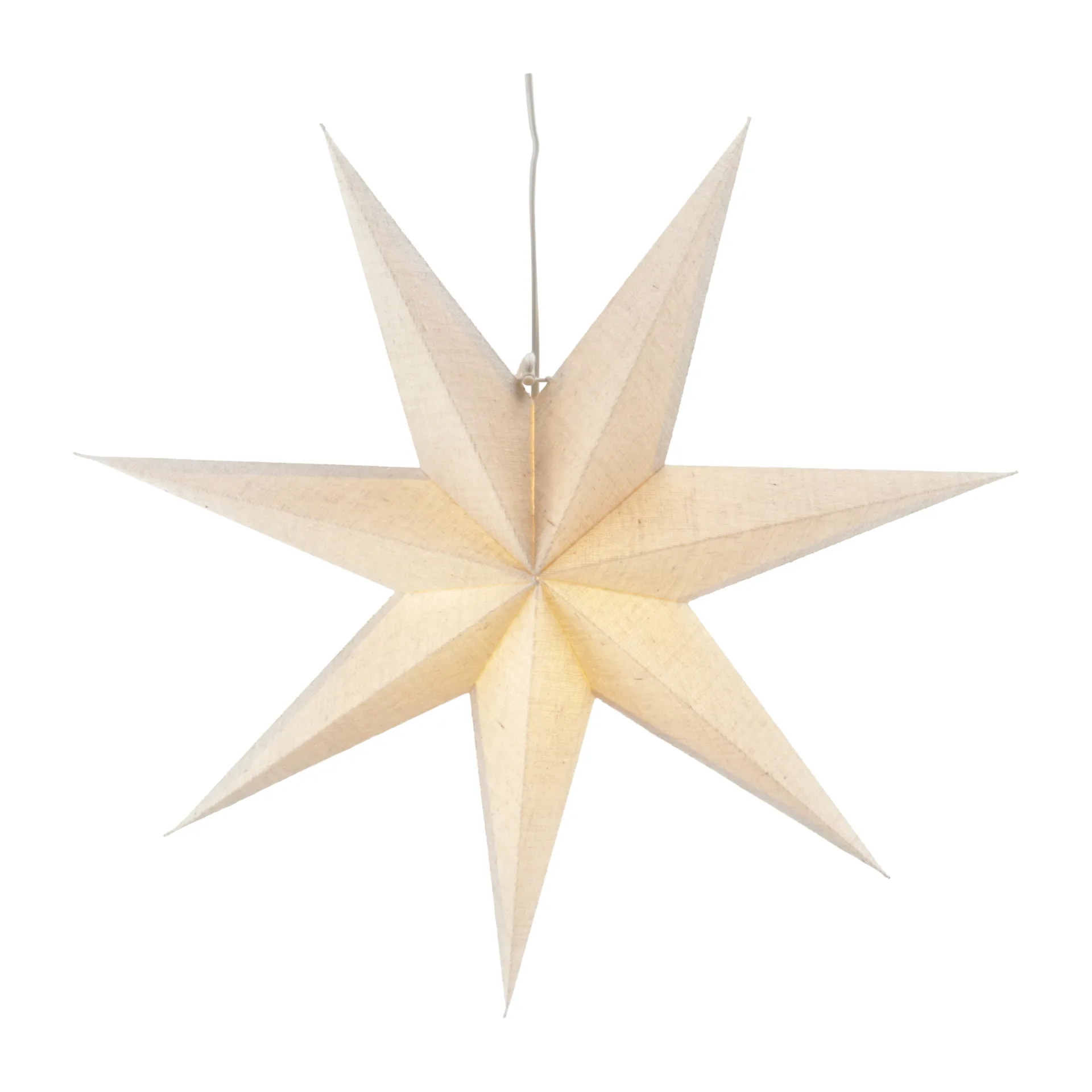 Estrela de Natal branca Bare, 80 cm Scandi Living