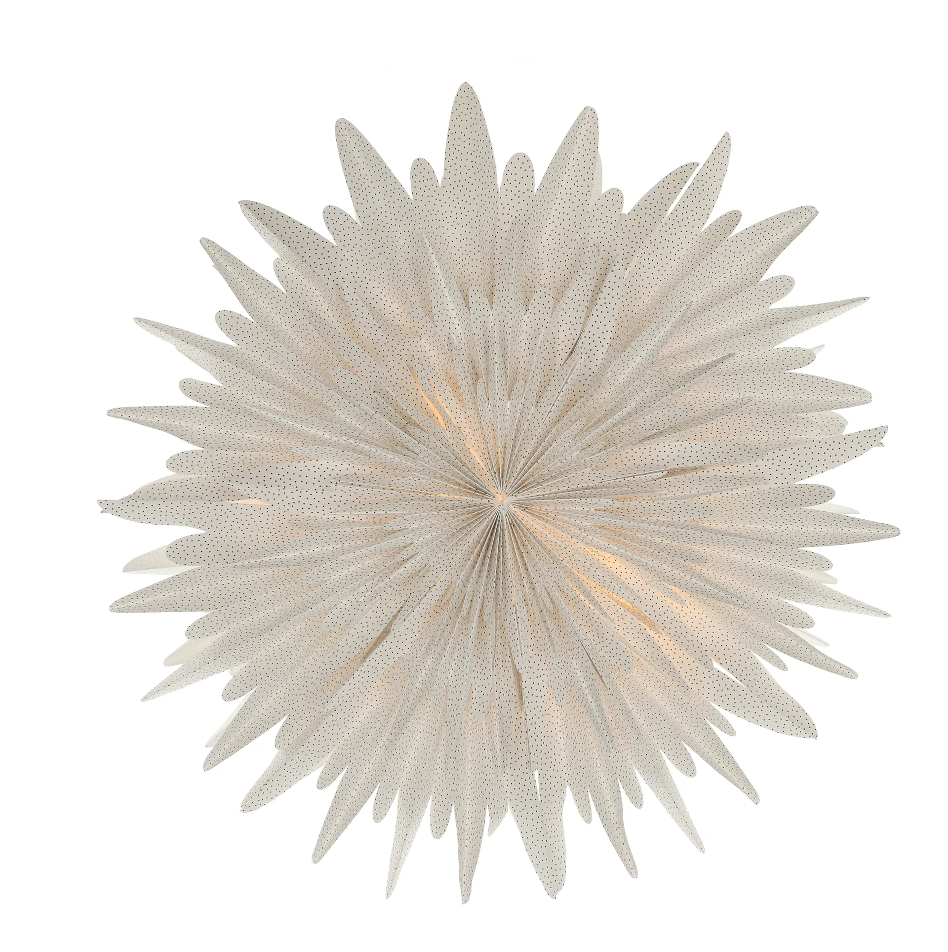 Estrela de Natal branca com pontos Luna, 60 cm Scandi Living