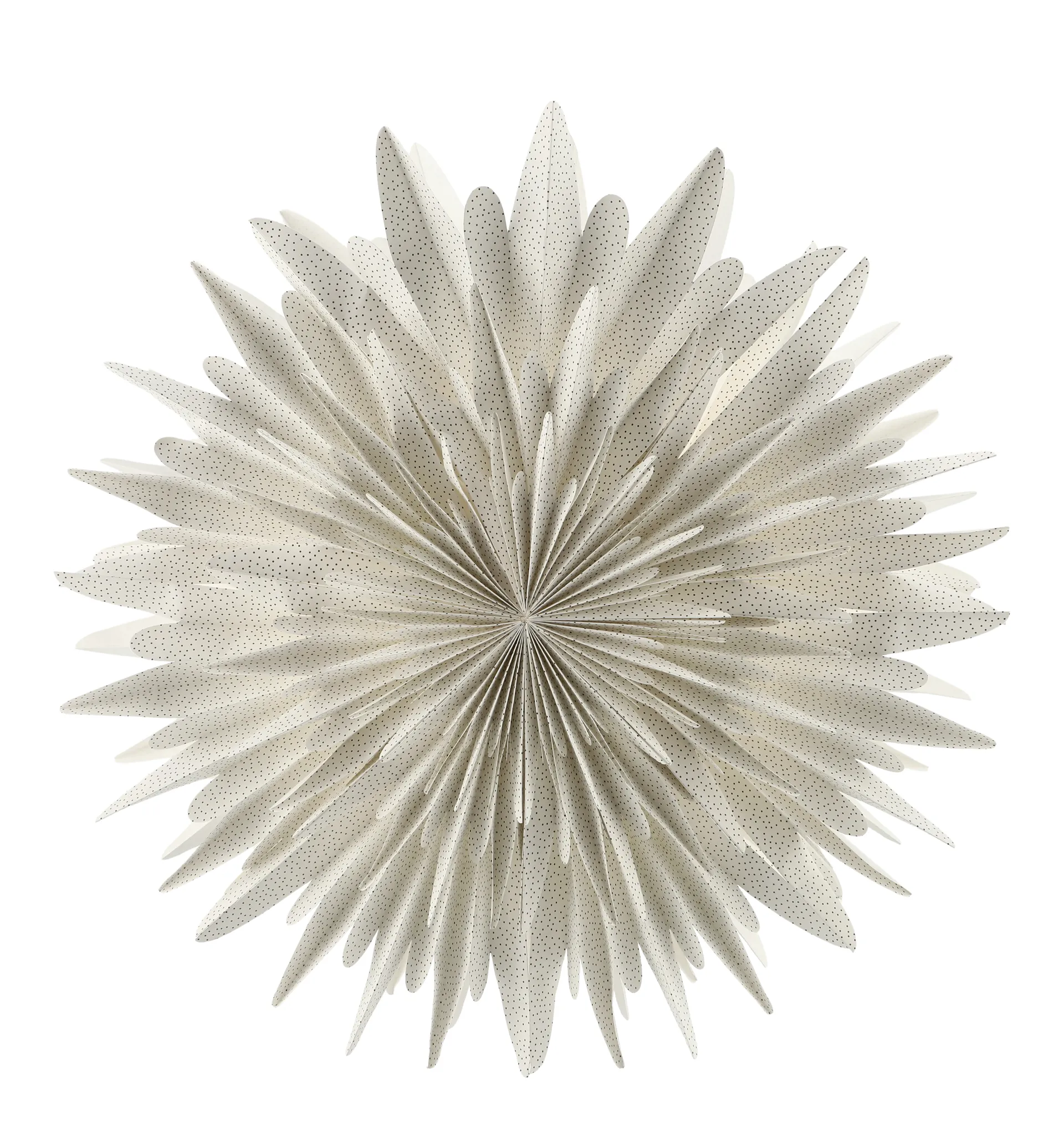 Estrela de Natal branca com pontos Luna, 60 cm Scandi Living