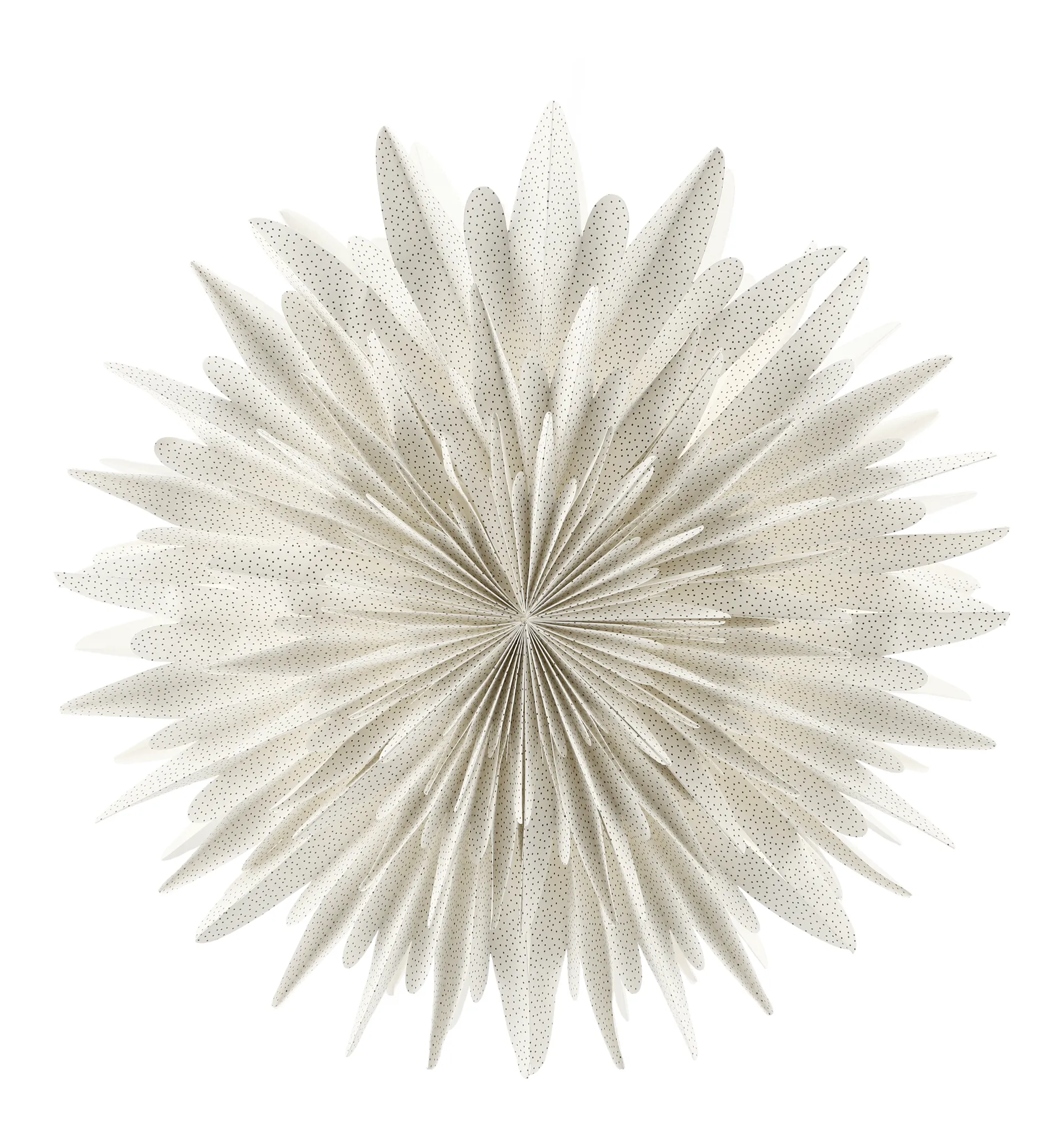 Estrela de Natal branca com pontos Luna, Ø80 cm Scandi Living