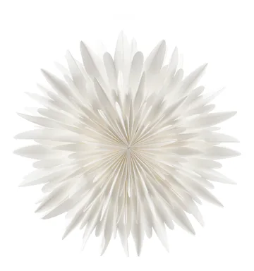 Estrela de Natal branca Luna - 60 cm - Scandi Living