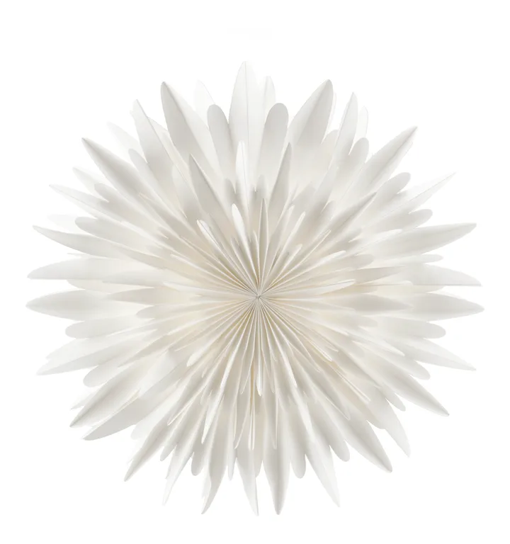 Estrela de Natal branca Luna - 60 cm - Scandi Living