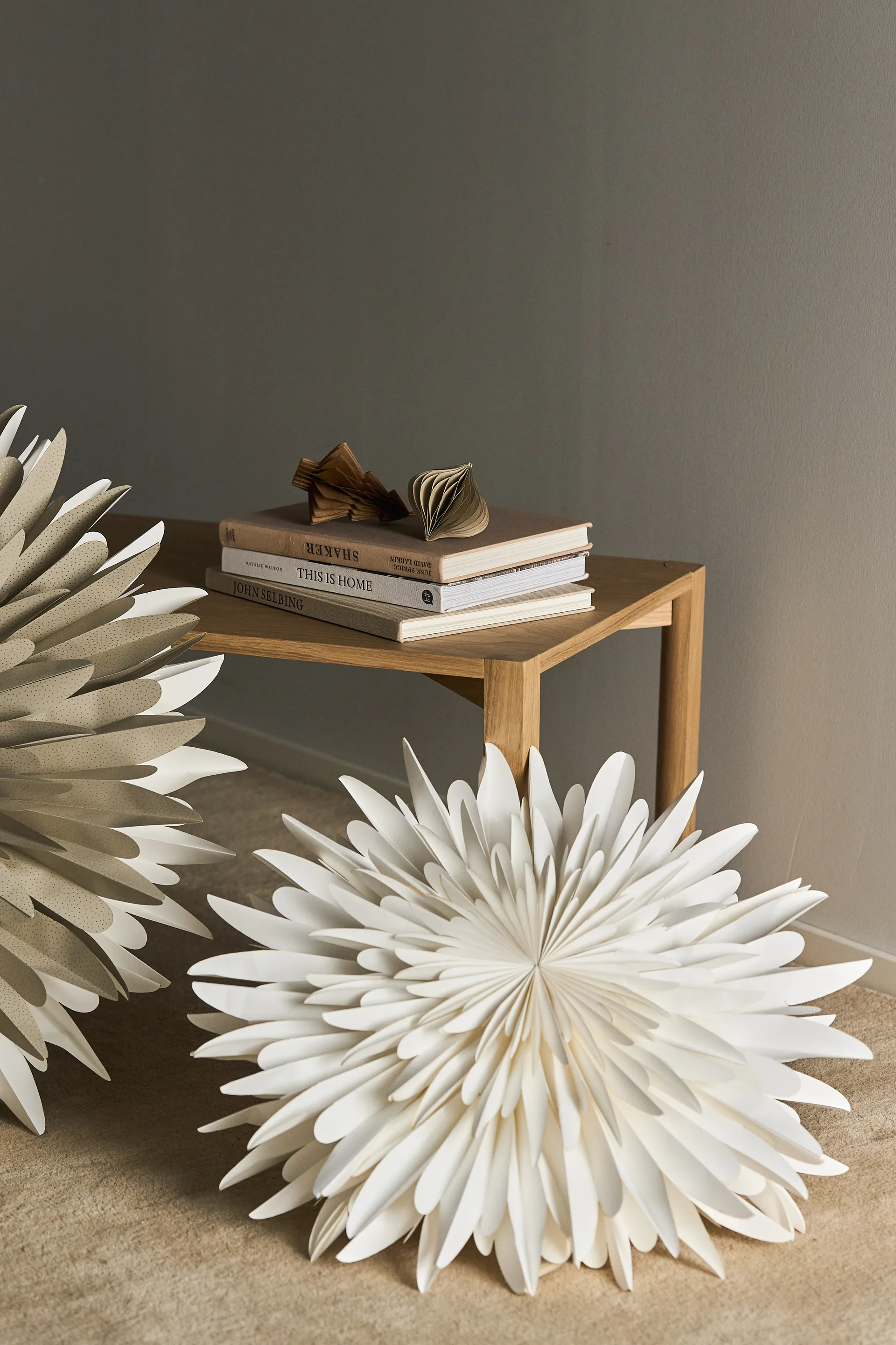 Estrela de Natal branca Luna, 60 cm Scandi Living