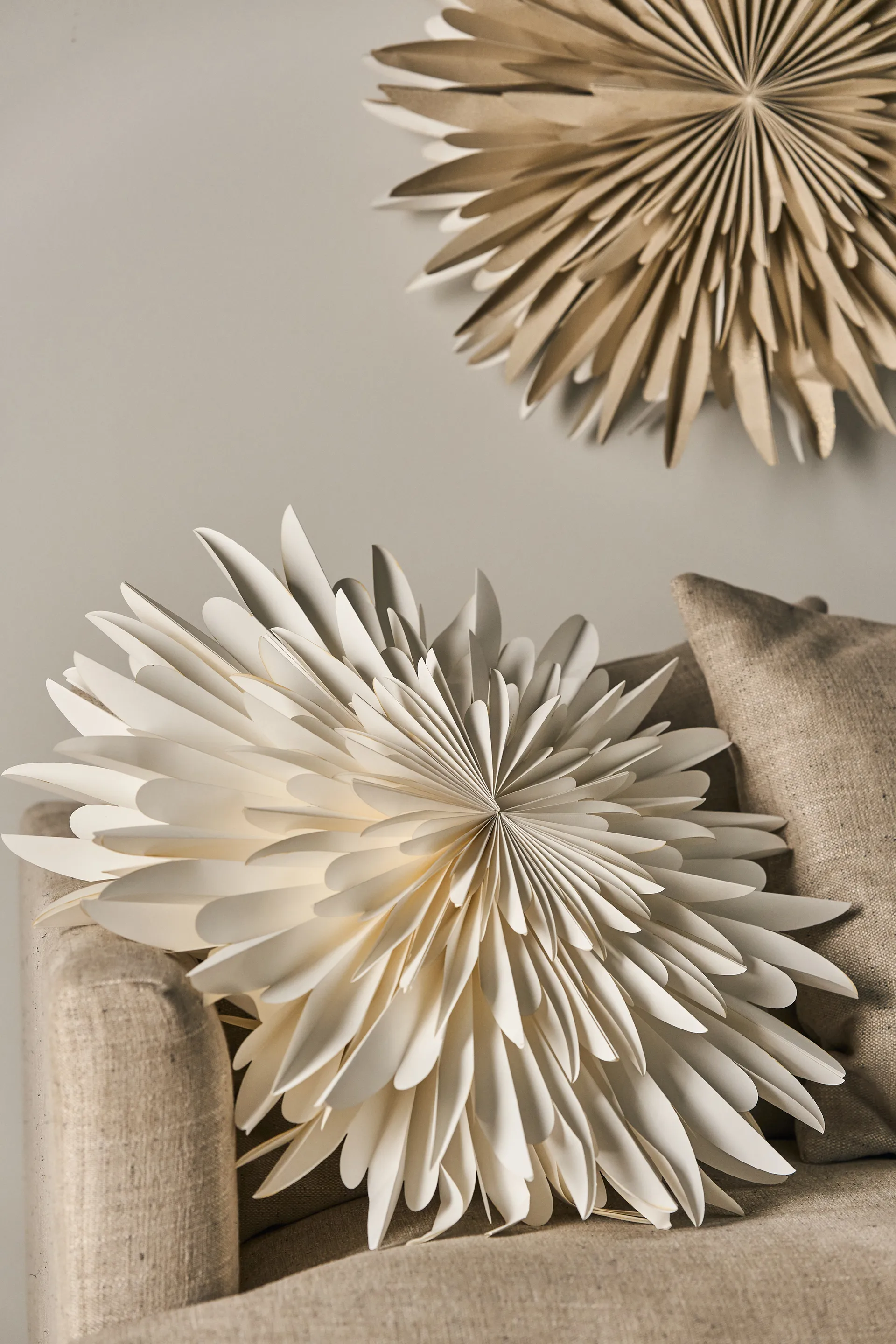 Estrela de Natal branca Luna, 60 cm Scandi Living