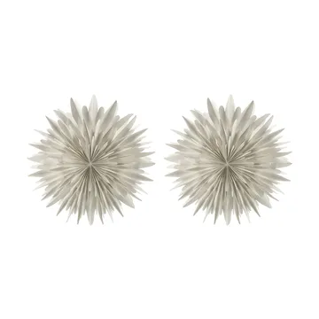 Estrela do Advento Luna Ø80 cm embalagem de 2 - Branco com bolinhas - Scandi Living