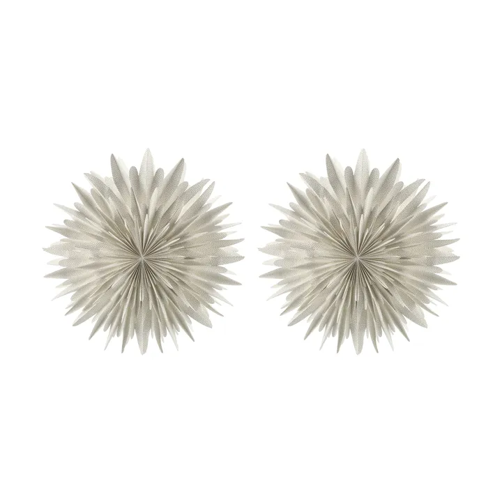 Estrela do Advento Luna Ø80 cm embalagem de 2 - Branco com bolinhas - Scandi Living