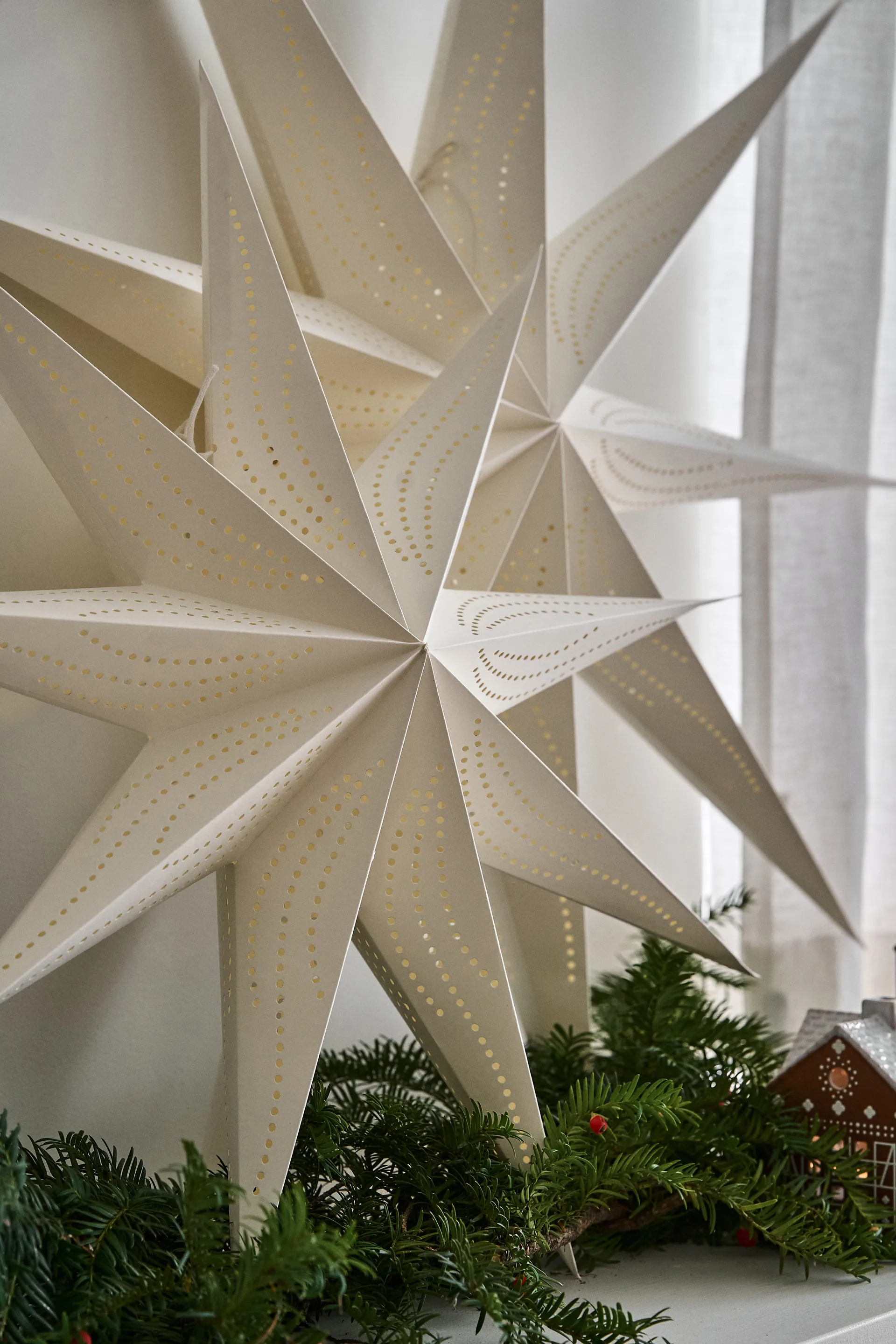 Estrela do Advento Veil Ø90 cm embalagem de 2,  Scandi Living
