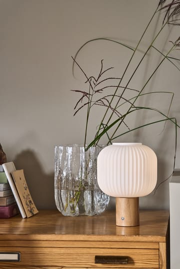 Fair candeeiro de mesa portátil - Vidro fosco-freixo - Scandi Living