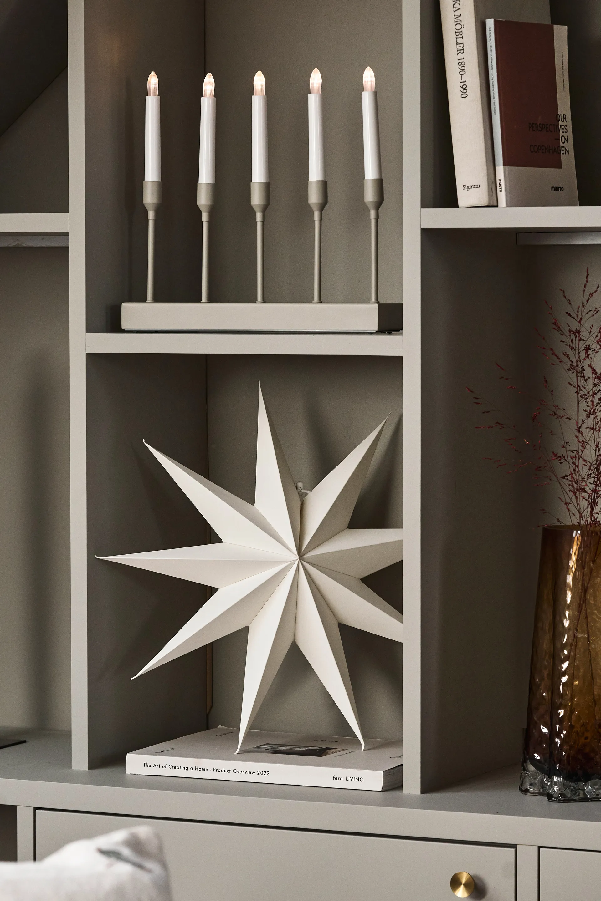 Flare estrela de Advento, Ø45 cm Scandi Living