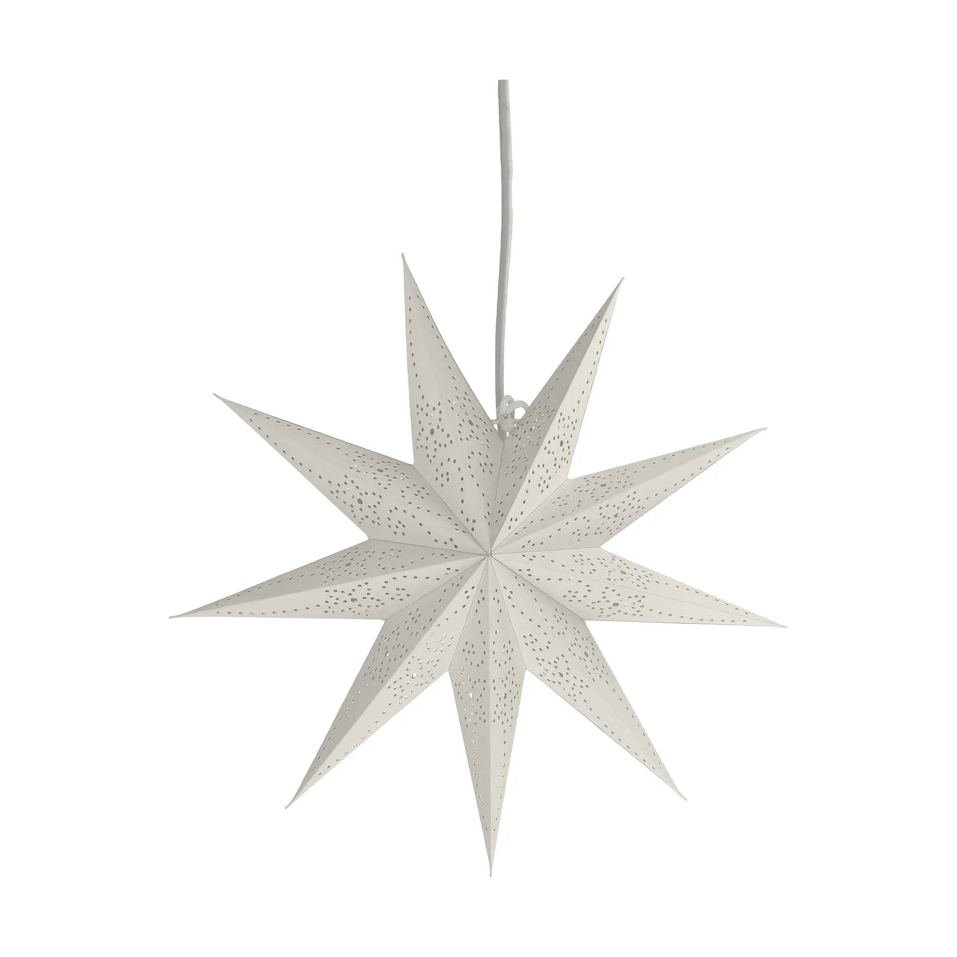Folk estrela do Advento, Branco , Ø45 cm Scandi Living