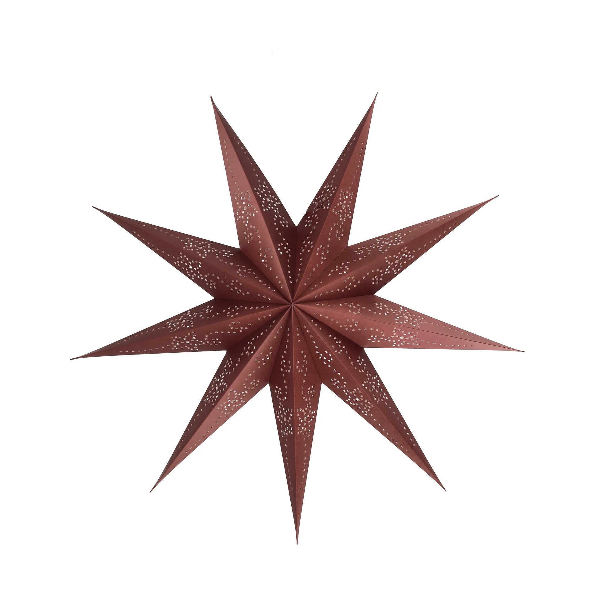 Folk estrela do Advento, Burgundy, Ø45 cm Scandi Living