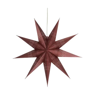 Folk estrela do Advento - Burgundy, Ø45 cm - Scandi Living