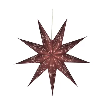 Folk estrela do Advento - Burgundy, Ø45 cm - Scandi Living