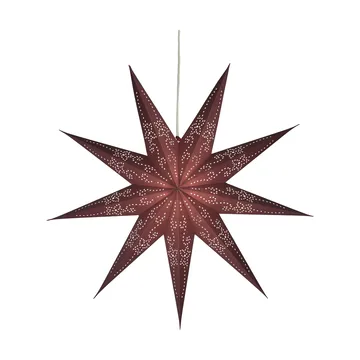 Folk estrela do Advento - Burgundy, Ø45 cm - Scandi Living