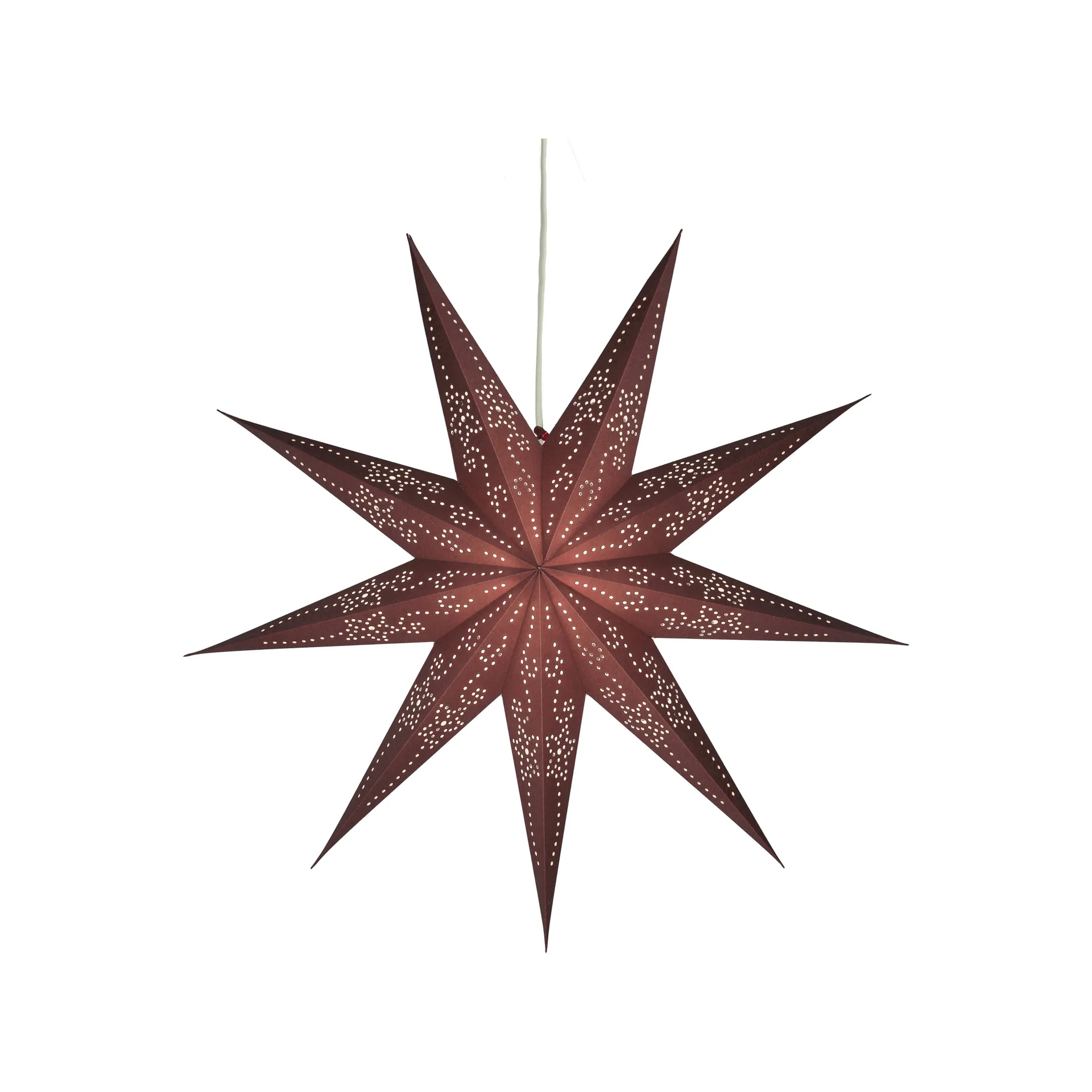 Folk estrela do Advento, Burgundy, Ø60 cm Scandi Living