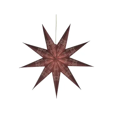 Folk estrela do Advento - Burgundy, Ø60 cm - Scandi Living