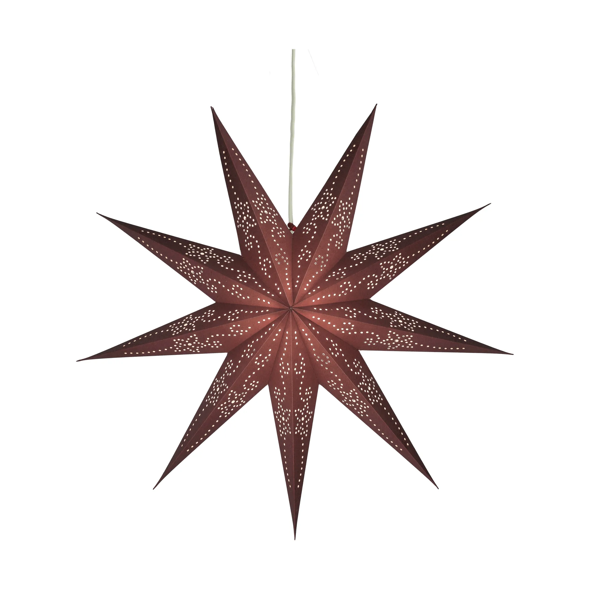 Folk estrela do Advento, Burgundy, Ø60 cm Scandi Living