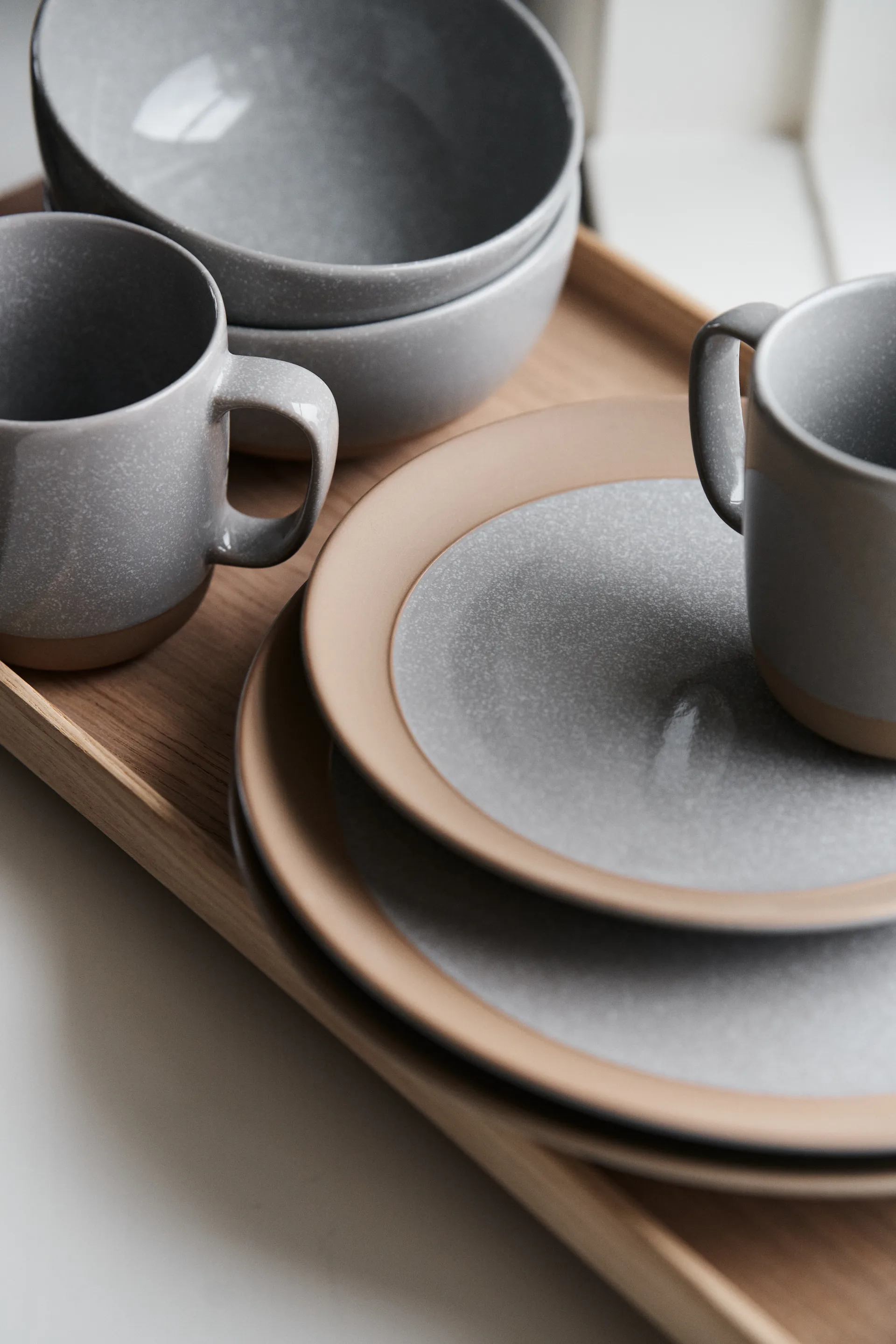 Fossil pratopequeno Ø21 cm, Cinza Scandi Living