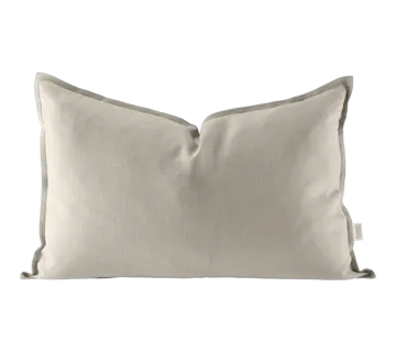 Fronha Calm em linho 40x60 cm - Greige - Scandi Living