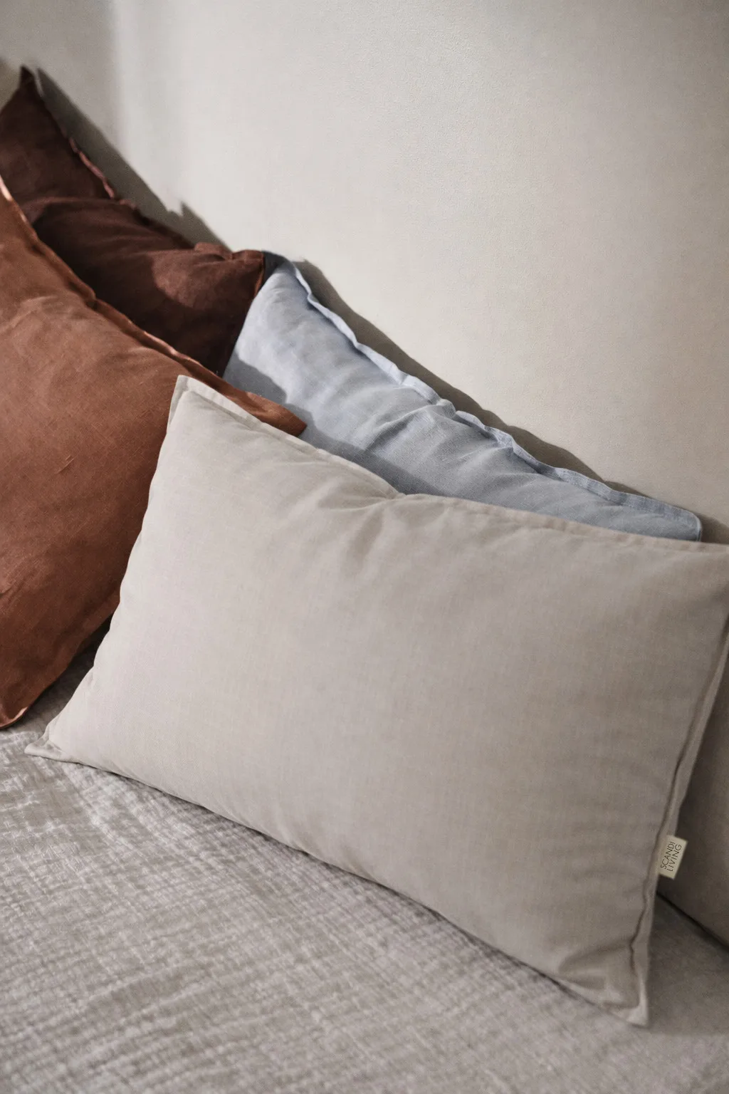 Fronha Calm em linho 40x60 cm, Greige Scandi Living