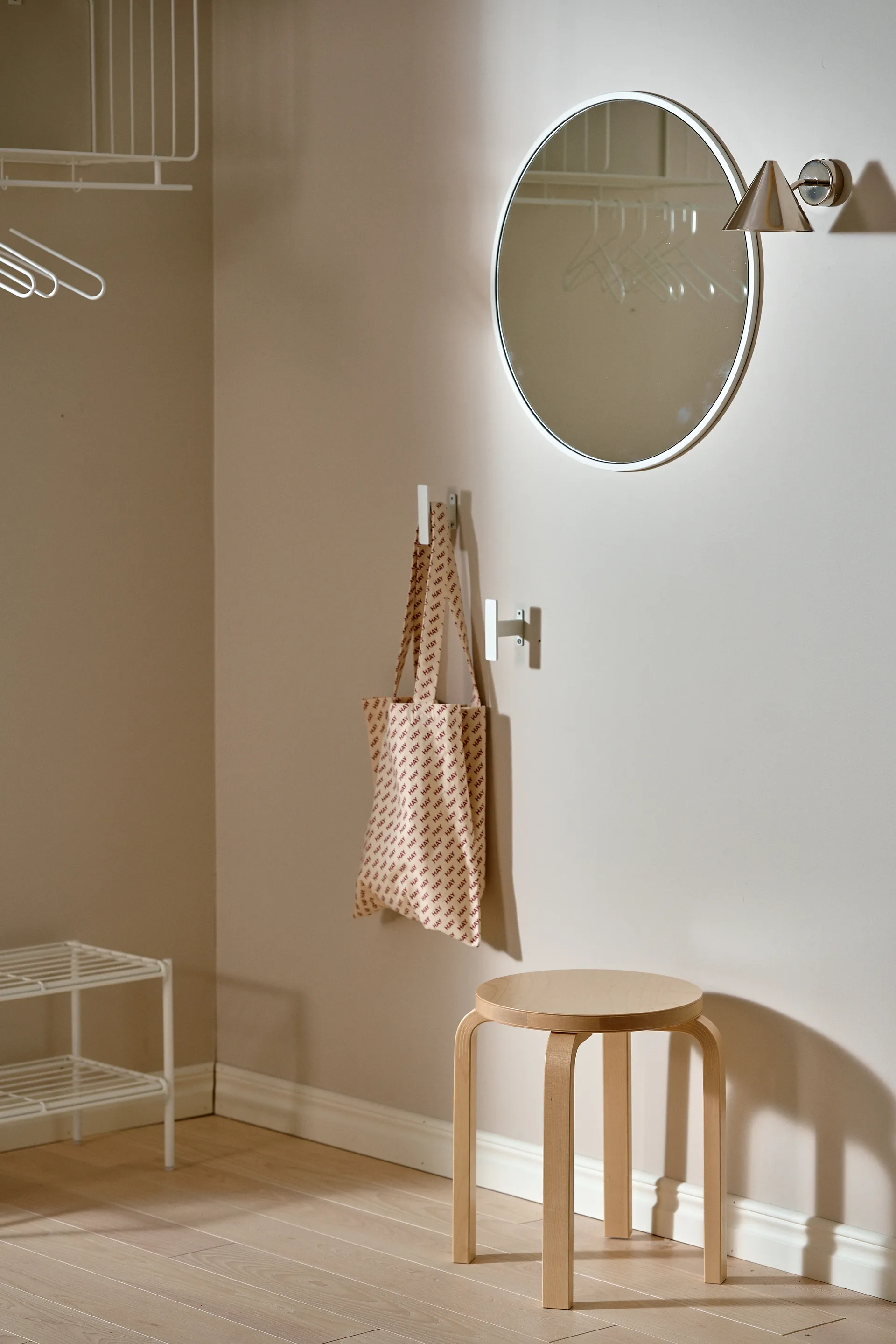 Gancho Nod large, White Scandi Living