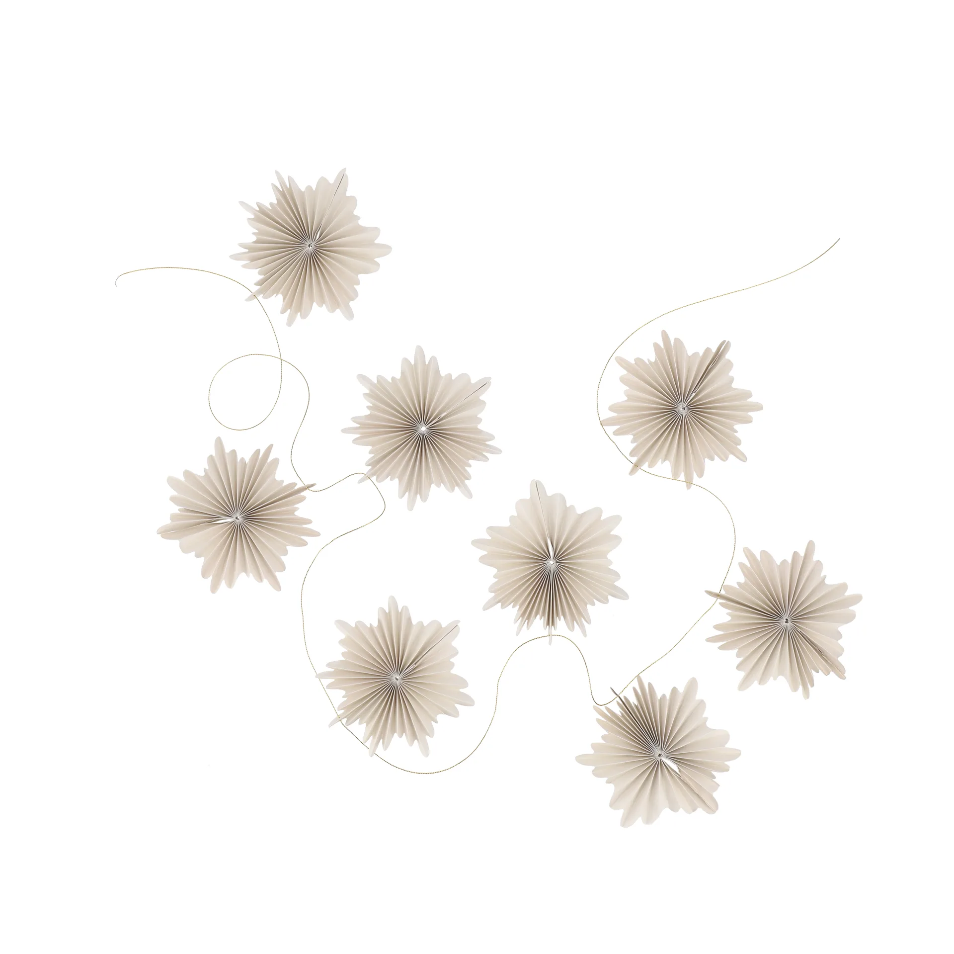 Grinalda festiva 3 m, Branco Scandi Living