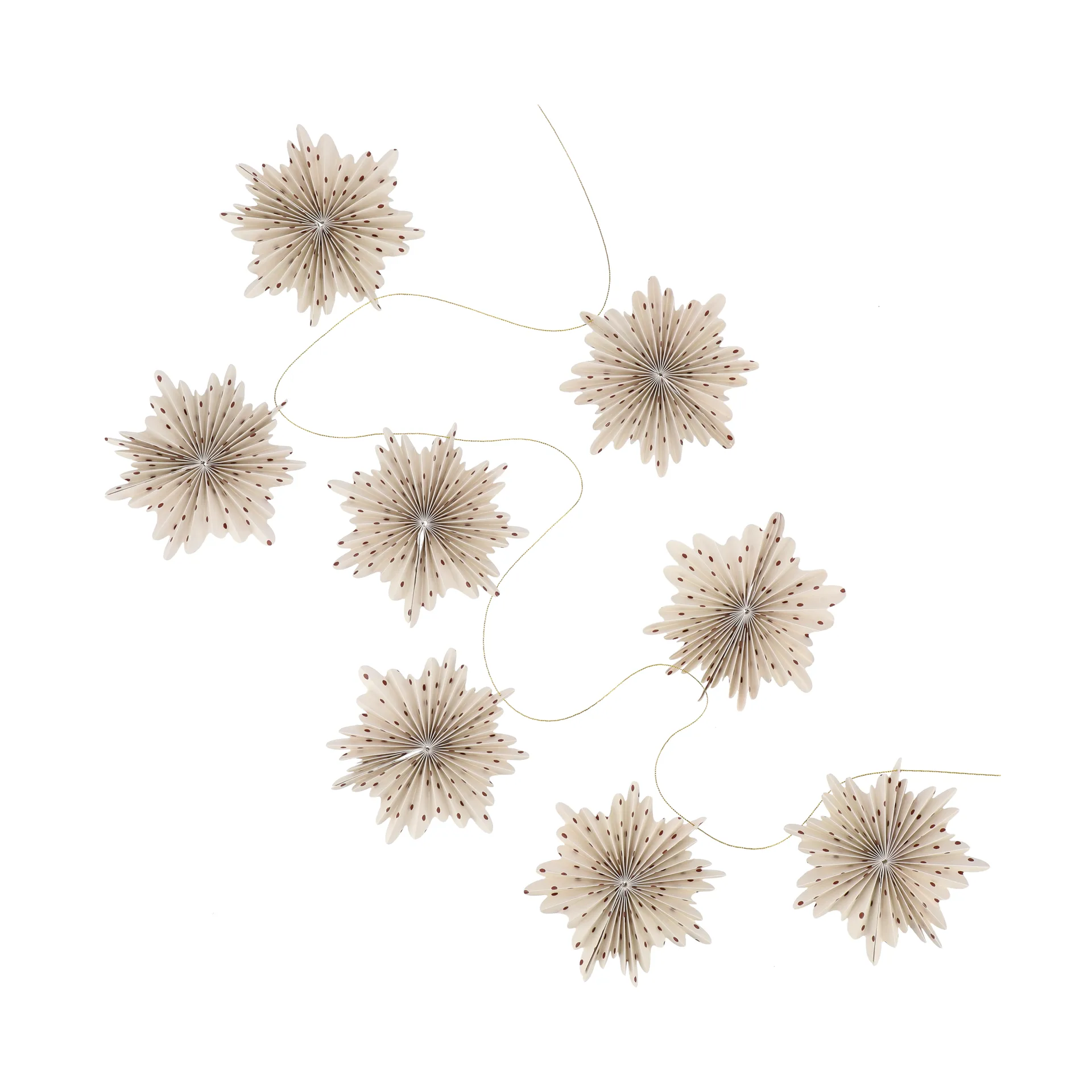 Grinalda festiva 3 m, Vermelho com bolinhas Scandi Living