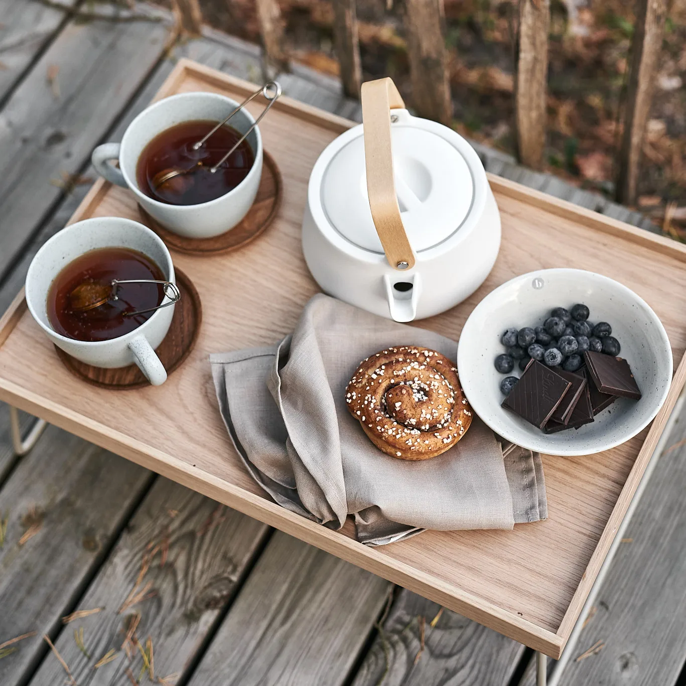 Guardanapos Clean 45 x 45 cm 4 un., areia Scandi Living