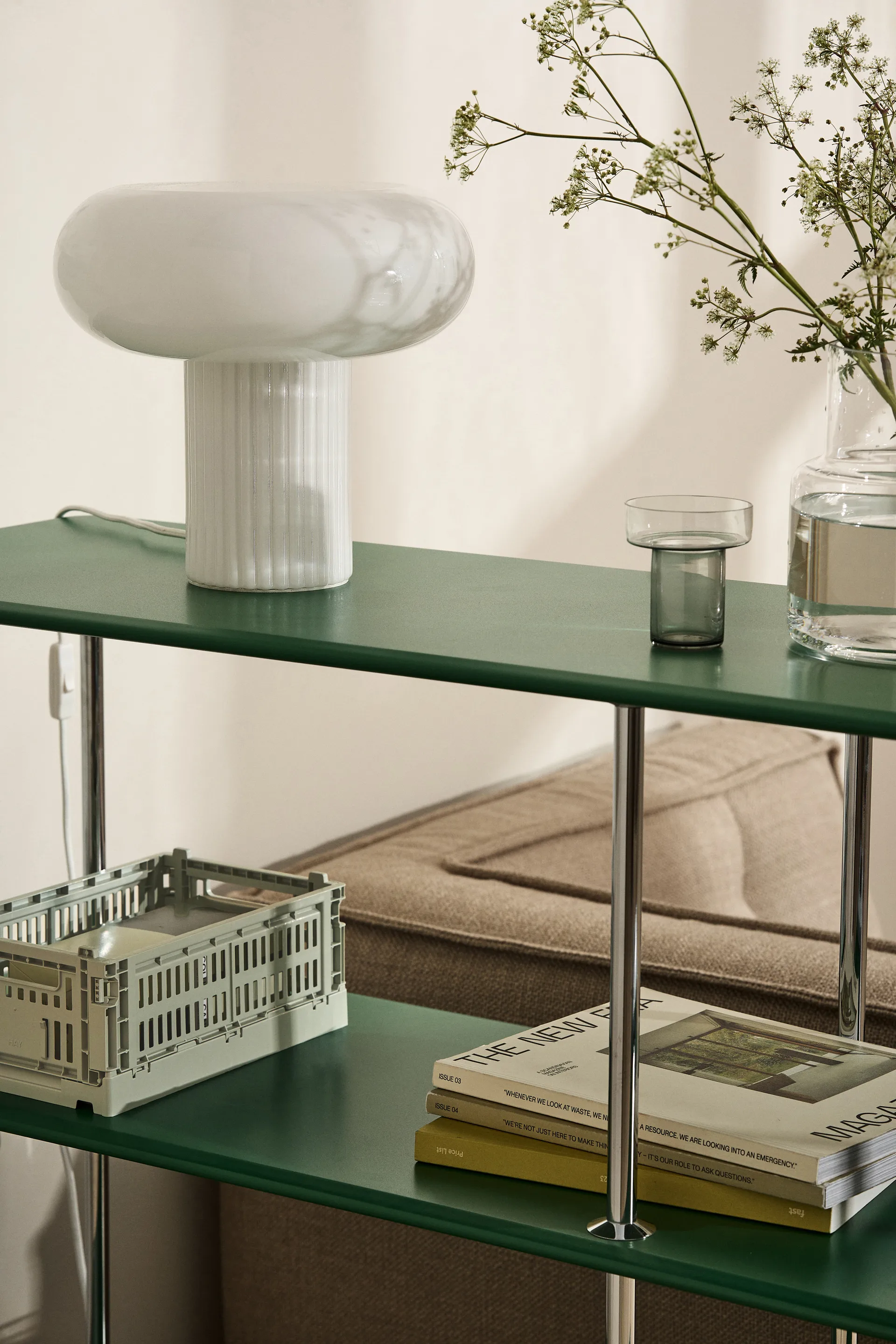 Haven Candeeiro de mesa  26 cm, Branco Scandi Living